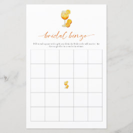 Lámina El amor en el primer juego de Bingo Spritz Bridal 