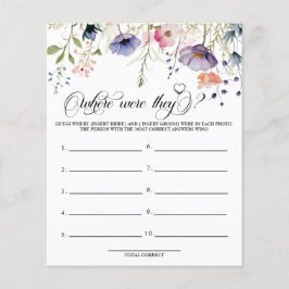 Lámina El amor en flor | Dónde Estaban | Juegos