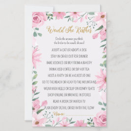 Lámina El amor en la ducha de flores preferiría jugar