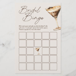 Lámina El amor está preparando juego de bingo de novia Es