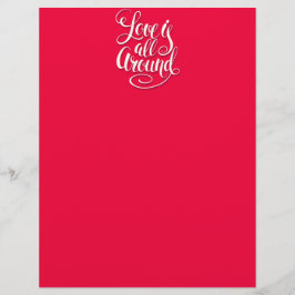 Lámina El Amor Está Todo En Torno A Las Letras De Guión R