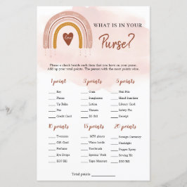 Lámina El arcoiris rosado boho ¿qué hay en tu juego de bo