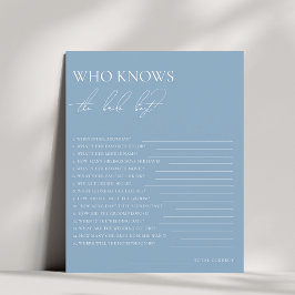 Lámina El azul estiloso que conoce al mejor juego de novi