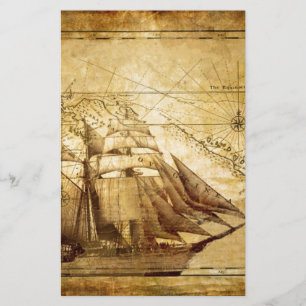 Lámina El barco más viejo del Mapa Mundial