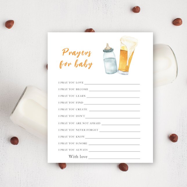 Lámina El bebé está elaborando cerveza Oraciones por el b (Subido por el creador)