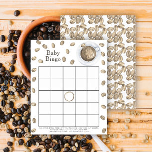 Lámina El bebé está preparando café Juego de bingo para b