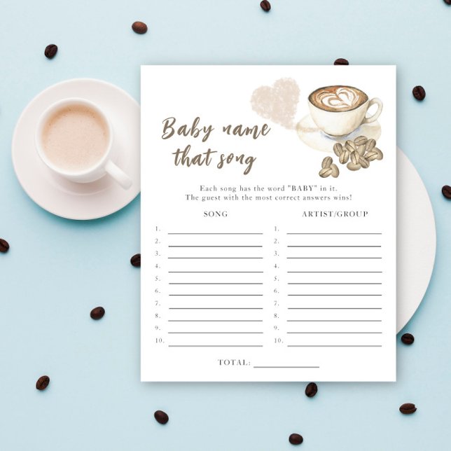 Lámina El bebé está preparando café - Nombra ese juego de (Subido por el creador)