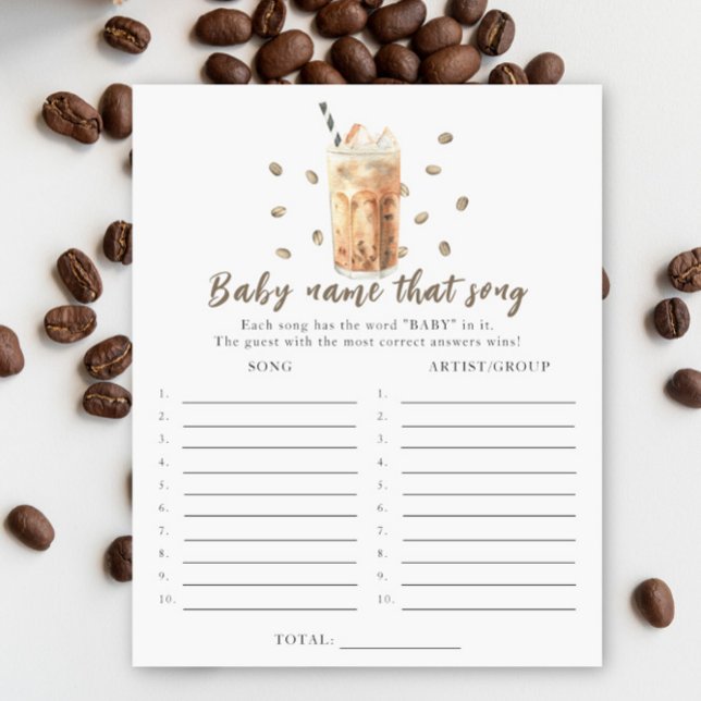 Lámina El bebé está preparando café - Nombra ese juego de (Subido por el creador)