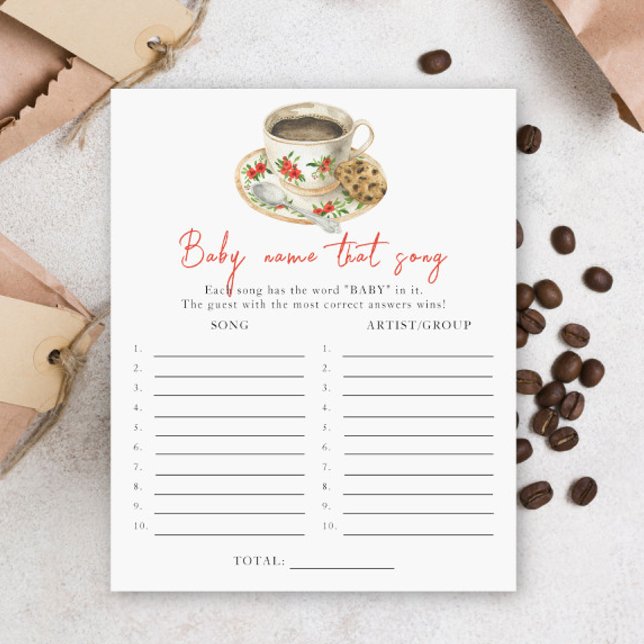 Lámina El bebé está preparando café - Nombra ese juego de (Subido por el creador)