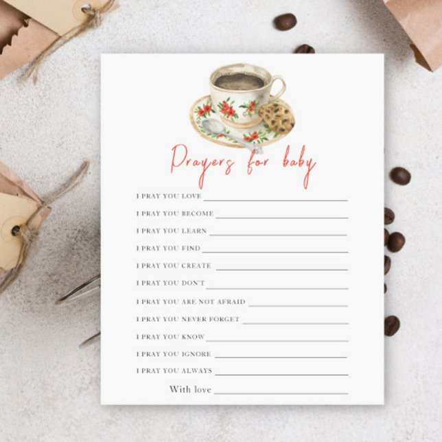 Lámina El bebé está preparando café Oraciones para el beb (Subido por el creador)