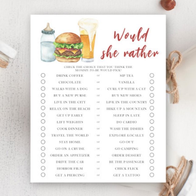 Lámina El bebé está preparando cerveza. ¿Le gustaría? (Subido por el creador)