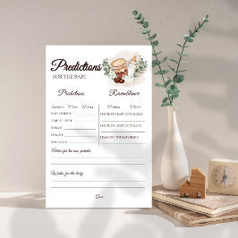 Lámina El bebé está preparando la predicción de Baby Show