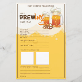 Lámina El bebé se está preparando - Cerveza - Prediccione