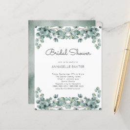 Lámina El Boho presupuestario Eucalyptus deja la invitaci