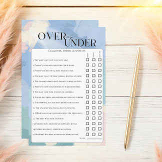 Lámina El cielo fue enviado bajo el juego de adivinanzas 