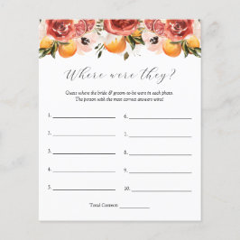 Lámina El cítrico y la vegetación donde se jugaron