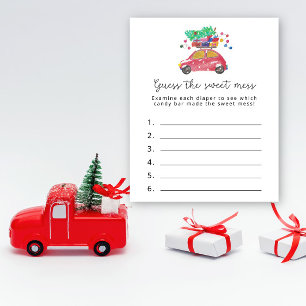 Lámina El coche de invierno adivina el dulce mess, juego