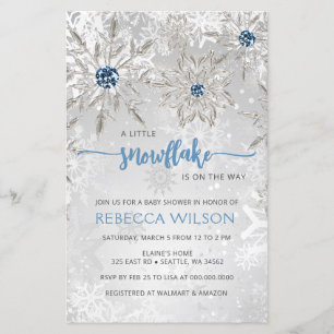 Lámina El copo de nieve del presupuesto está en camino a