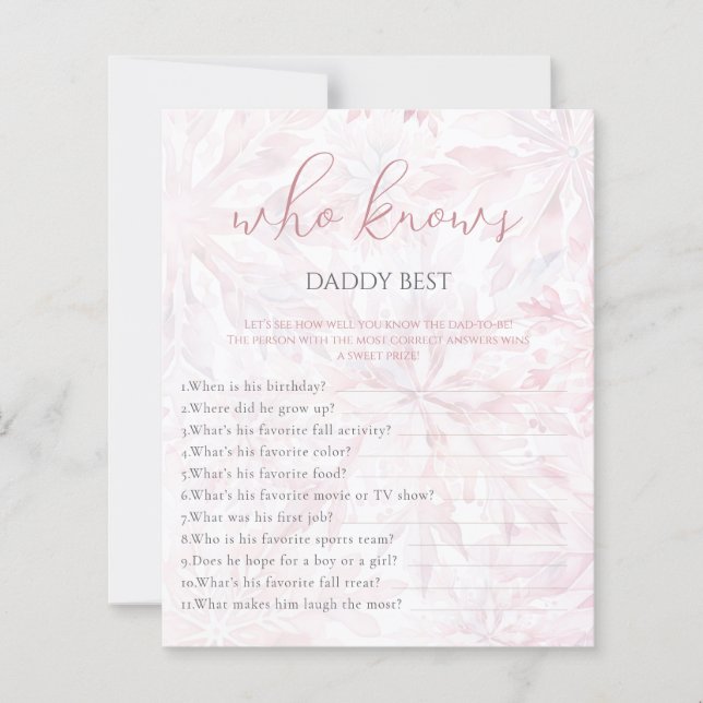 Lámina El copo de nieve rosa del invierno que conoce el j (Anverso)