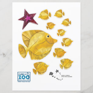 Lámina El corte de peces zoológicos de Mabell