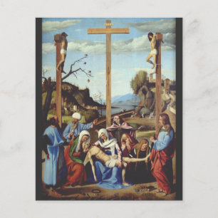 Lámina El Depósito de Jesucristo Arte de Icono Sagrado