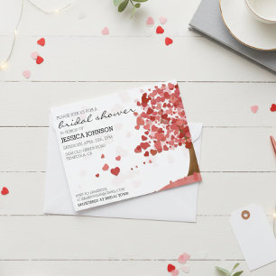 Lámina El día de San Valentín de árbol del corazón de la 