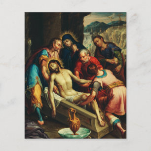 Lámina El entierro de Cristo Juan Rodríguez Juarez