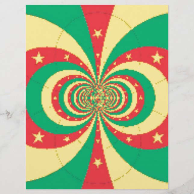 Lámina El espíritu de Camerún: El arte de la bandera de l (Anverso)