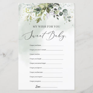 Lámina El follaje verde de Boho mi deseo por tu ducha de 