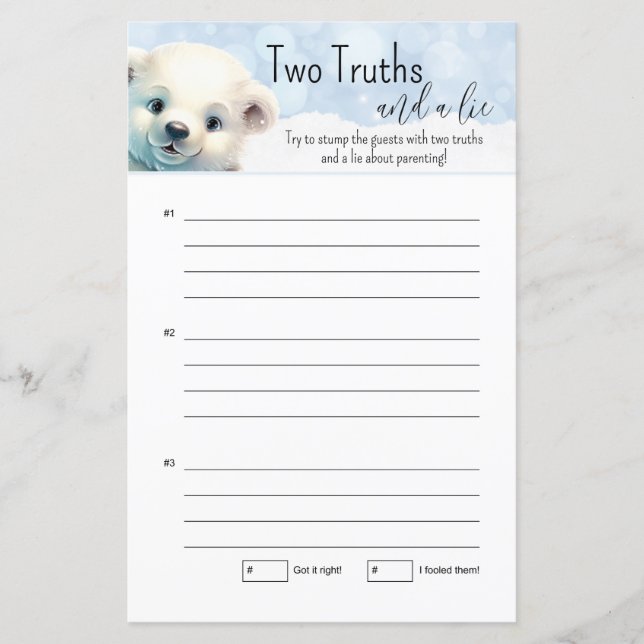 Lámina El frío invernal fuera del juego de dos verdades d (Anverso)