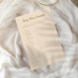 Lámina El género beige claro de los conejitos revela la p