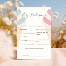 Lámina El género de la crema de hielo revela las predicci