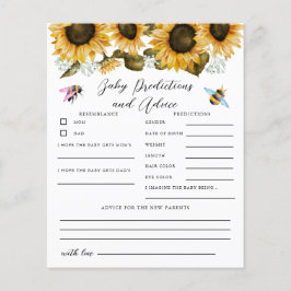 Lámina El género de las abejas revela juego de prediccion