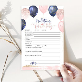 Lámina El género de los globos revela predicciones para e