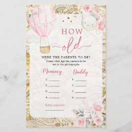 Lámina El globo aerostático no es maravilloso cómo padres