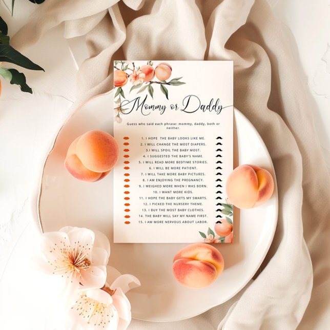 Lámina El juego de Peach Who Said (Subido por el creador)