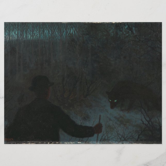 Lámina El ladrón de ceniza y el papel del libro de cricke (Anverso)