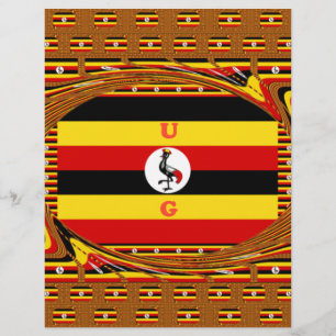 Lámina El latido cardíaco de Uganda: Una sinfonía de colo