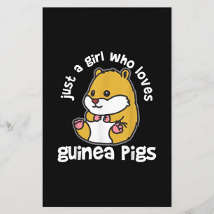 Lámina El Mascota guineano de cerdo lindo Chica que ama
