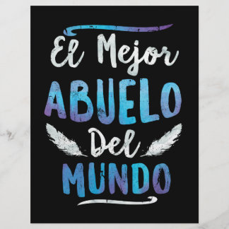 Lámina El mejor Abuelo Del Mundo Día Del Abuelo
