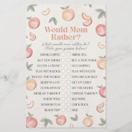 Lámina el melocotón dulce preferiría el juego de la ducha