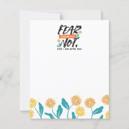 Lámina El miedo no es la Biblia Isaías sino el diseño Ins