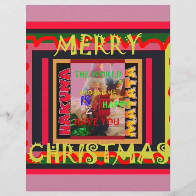 Lámina El mundo a mi alrededor está feliz de tenerte colo (Anverso)