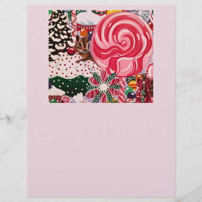 Lámina "El mundo de la menta de la señorita Elizabeth" (Anverso)