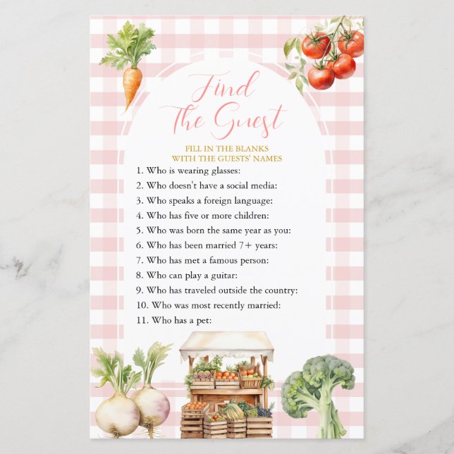 Lámina El Nuevo Mercado Local Encuentra El Juego De Invit (Anverso)