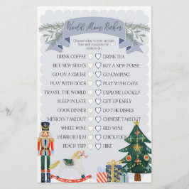 Lámina el nutcracker azul preferiría el juego de la ducha