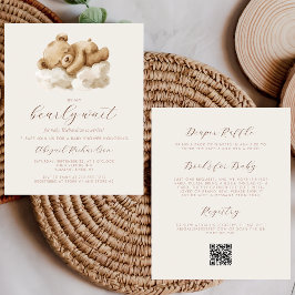 Lámina El oso de peluche con presupuesto neutral en un so