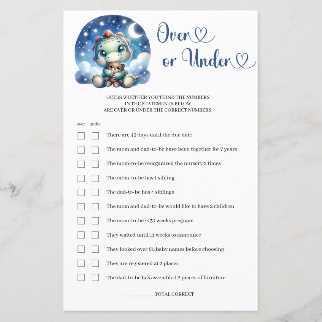 Lámina El oso de peluche de los dinosaurios lindo abraza  (Anverso)