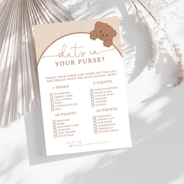 Lámina El oso marrón que lleva el juego de Baby Shower en (Subido por el creador)