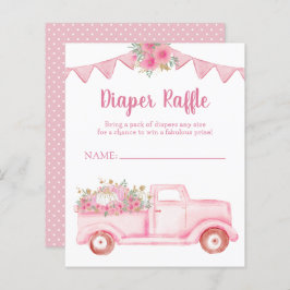 Lámina El pequeño Chica de calabaza Diaper Raffle